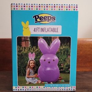 Peeps 4Ft Inflatable Purple Bunny